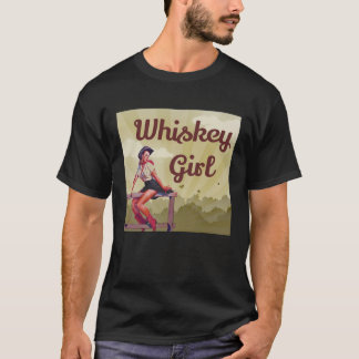 Camiseta Pinup Whiskey Girl