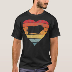 Camiseta Pinus-guineenses, Retron Heart Retro Sunset Pet Ro