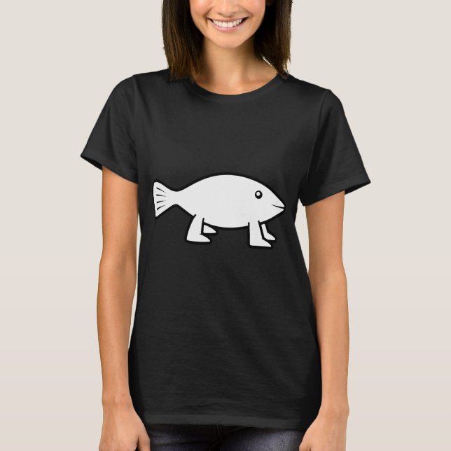 Camiseta Pioneer Fish [original B&W] (Frente)