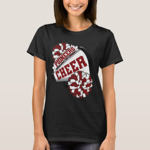 Camiseta Pioneers Cheer Espírito de Torcida de Volta à Esco