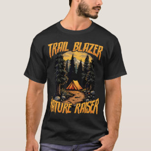 Camiseta Pioneiro da Trilha Nature Raiser Caminhada Acampam