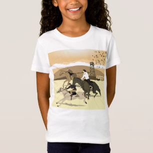 Camiseta Pioneiros da Rússia andam a cavalo