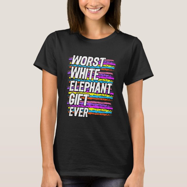 Camiseta pior elefante branco (Frente)