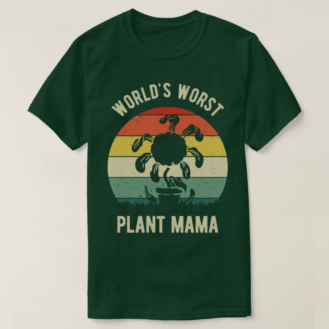Camiseta Pior Planta Mama V (Frente do Design)