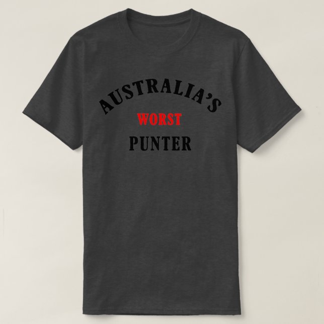 Camiseta Pior Punter do Australias (Frente do Design)