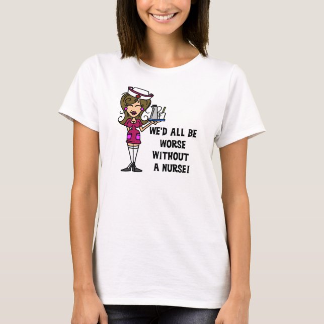 Camiseta Pior sem enfermeiro (Frente)