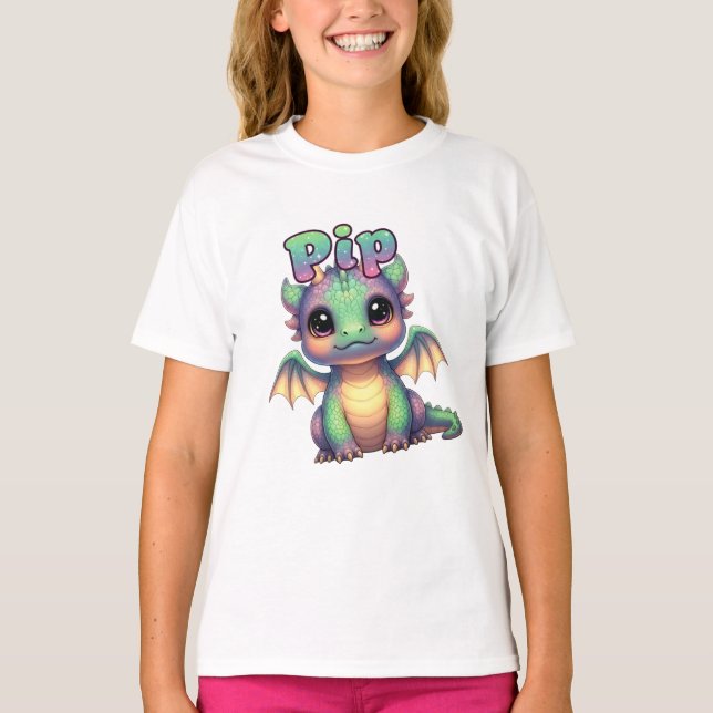 Camiseta Pip o bebê dragão  (Frente)