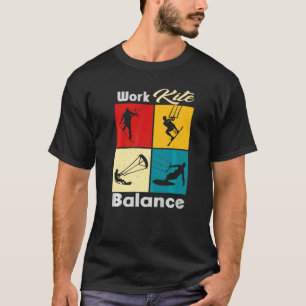 Camiseta Pipa de Trabalho Equilíbrio Estilo de Vida Vintage