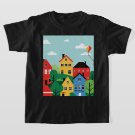 Camiseta Pipas sobre a cidade