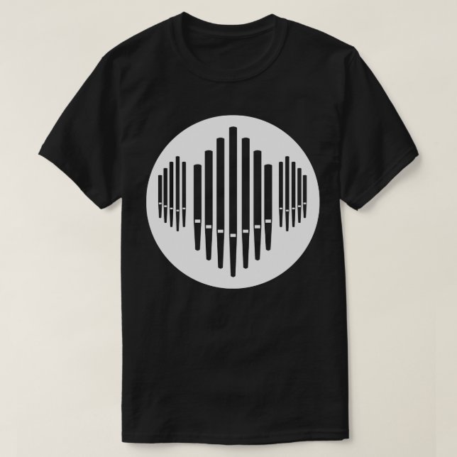 Camiseta Pipe Organ 3 (Frente do Design)