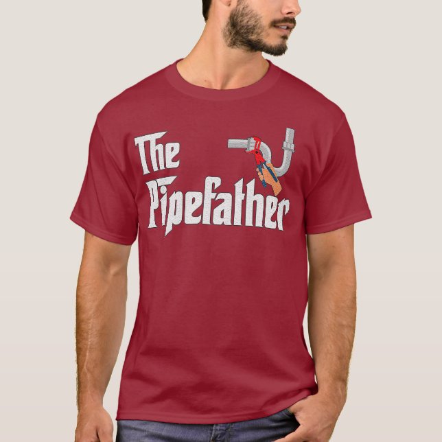 Camiseta Pipedad Plumber dá graça a Pipefitter (Frente)