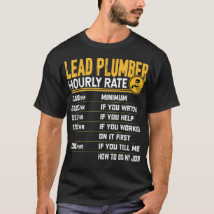 Camiseta Pipefitter de Canalização de Classificação Horária
