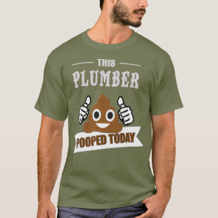Camiseta Pipefitter Engraçado com piada de madeira
