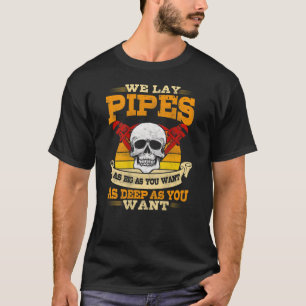 Camiseta Pipefitter Oferece Imagem Encantadora Engraçada Na