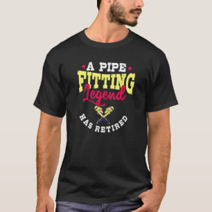 Camiseta Pipefitter Oferece Pipeta Canalizador Aposentado