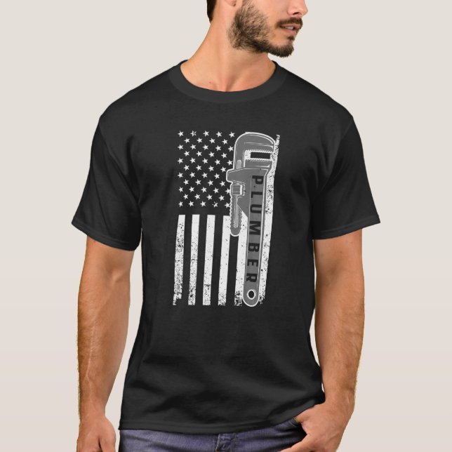 Camiseta Pipefitter Patri Para Homens (Frente)