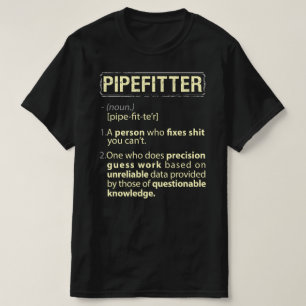 Camiseta Pipefitter Real American Definition