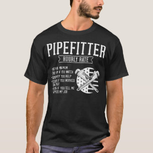 Camiseta Pipefitter Steamfitter Plumber EUA Flag