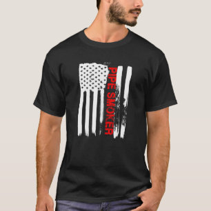 Camiseta Piper Smoker TShirt Cigarro Velho da Escola EUA Ba