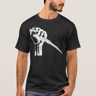 Camiseta Pipeta de biólogos e técnicos de laboratório