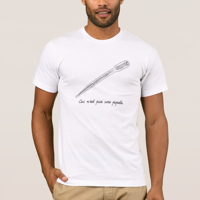 Camiseta Pipeta de Une do pas de Ceci N'est (Frente)
