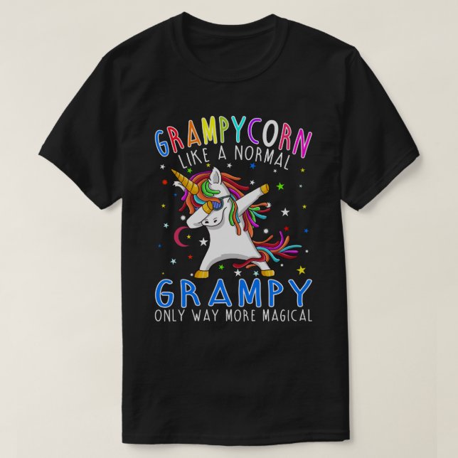 Camiseta pipoca Como gramática normal só muito mais magica (Frente do Design)