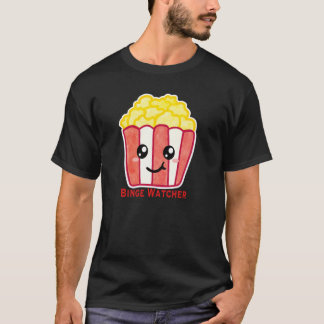 Camiseta Pipoca de Cinema com Assistente de Maratona de Sér