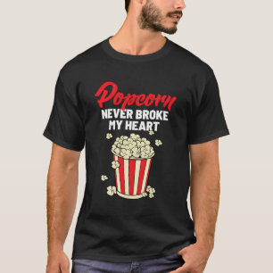 Camiseta Pipoca de Filme Noite Nunca Quebrou Cine De Teatro