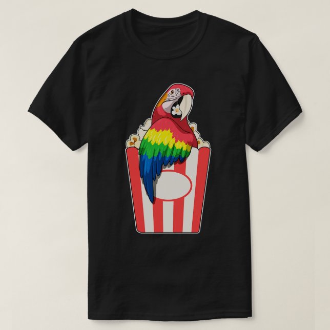 Camiseta Pipoca de Papagaio (Frente do Design)