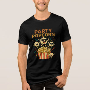 Camiseta Pipoca do Partido - Feliz Filme Noite de Brincadei
