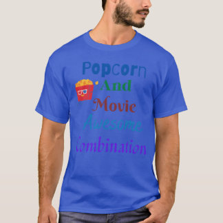 Camiseta Pipoca E Filme Combinação Incrível presente