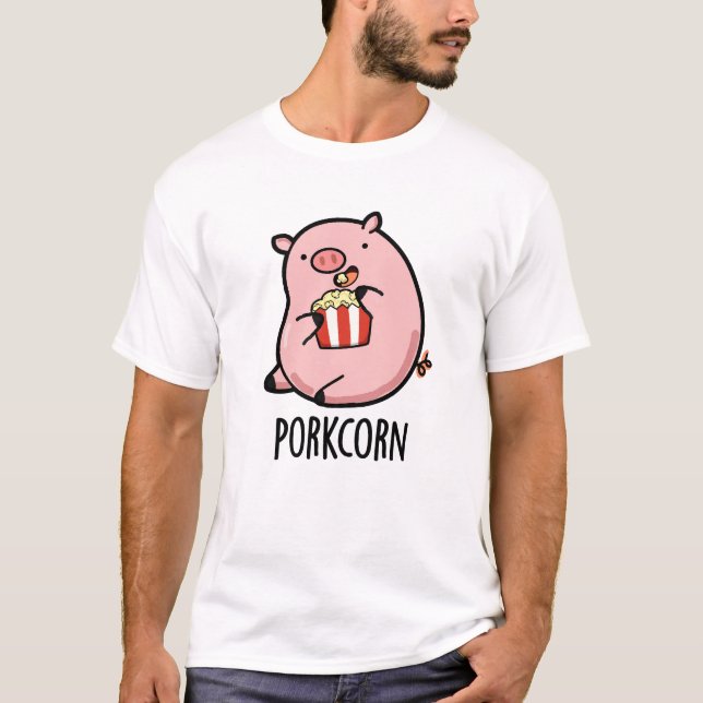 Camiseta Pipoca Funny Popcorn Pun (Frente)