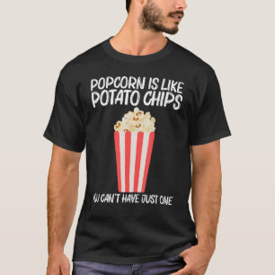 Camiseta Pipoca legal Para Homens Doce Butteria Sna