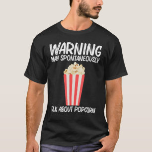 Camiseta Pipoca legal Para Homens Doce Butteria Sna