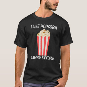 Camiseta Pipoca legal Para Homens Doce Butteria Sna