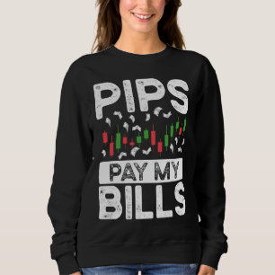 Camiseta Pips Pagam Minhas Contas BACKPRINT Forex
