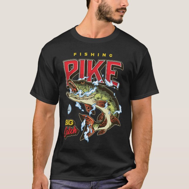 Camiseta Pique de Pesca - Camisa-T Grande (Frente)