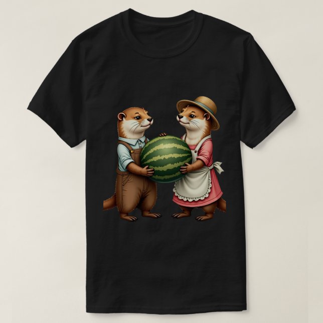 Camiseta Piquenique de Lontras (Frente do Design)