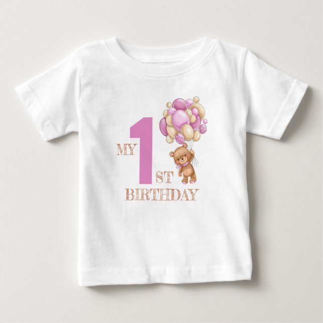 Camiseta piquenique de ursinho de 1rua (Frente)
