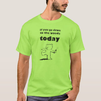 Camiseta Piquenique dos ursos de ursinho