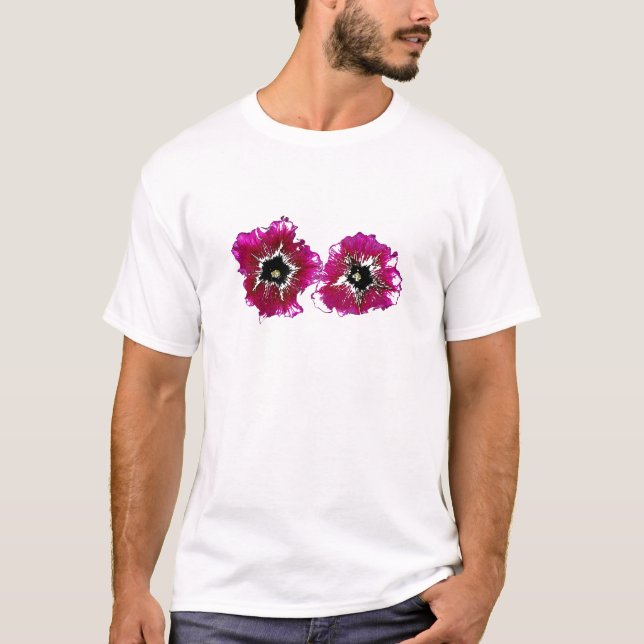 Camiseta Piquenique roxo (Frente)