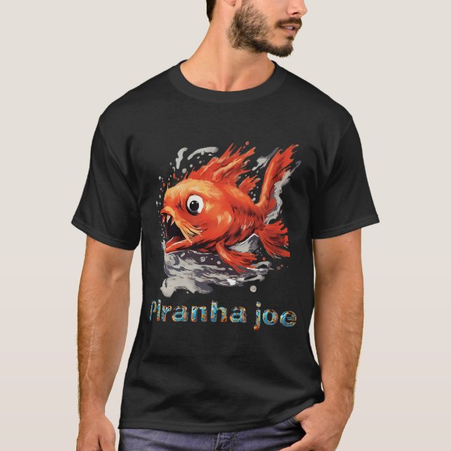 Camiseta Pirahna joe -  (Frente)
