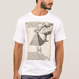 Camiseta Pirâmide Celestial Esotérica Antiga