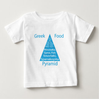 Camiseta Pirâmide de comida grega