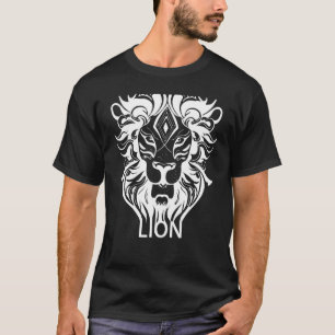 Camiseta Pirâmide de Geometria Sagrada do Leão Espiritual M