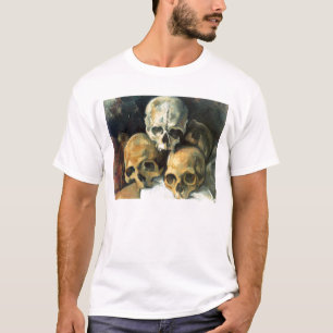 Camiseta Pirâmide dos crânios Paul Cezanne
