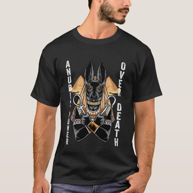 Camiseta Pirâmides Anúbis Deus da Morte Egípcio (Frente)