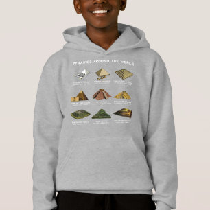 Camiseta Pirâmides das civilizações da arqueologia do mundo