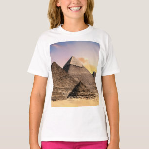 Camiseta Pirâmides de Gizé Viagem Egito Foto