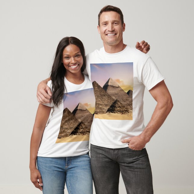 Camiseta Pirâmides de Gizé Viagem Egito Foto (Unissex)
